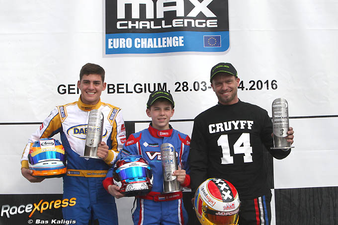 podium Rotax Max Euro Genk